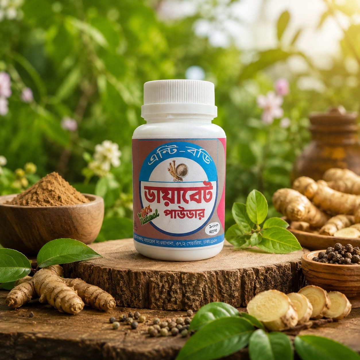 প্রাকৃতিক ডায়াবেট হারবাল পাউডার